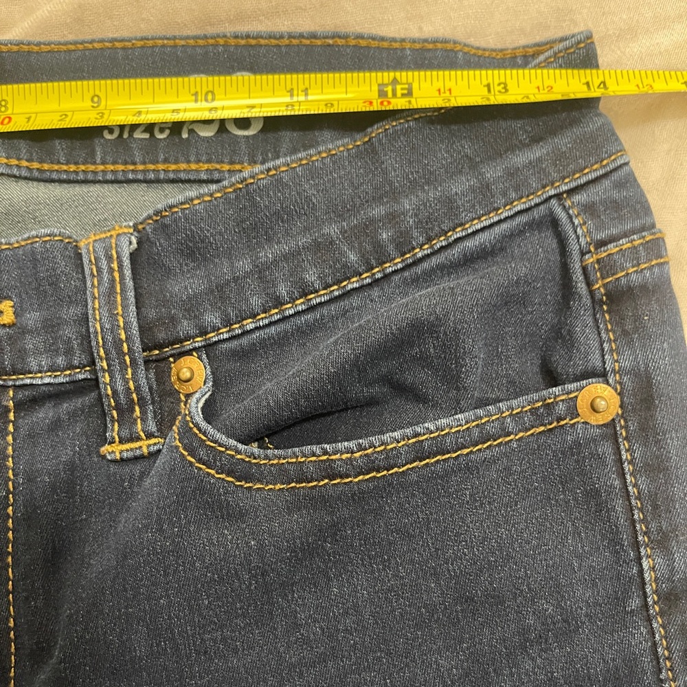 J. Crew Womens Jeans Size 28 Blue Toothpick Dark Wash Denim - Picture 6 of 8